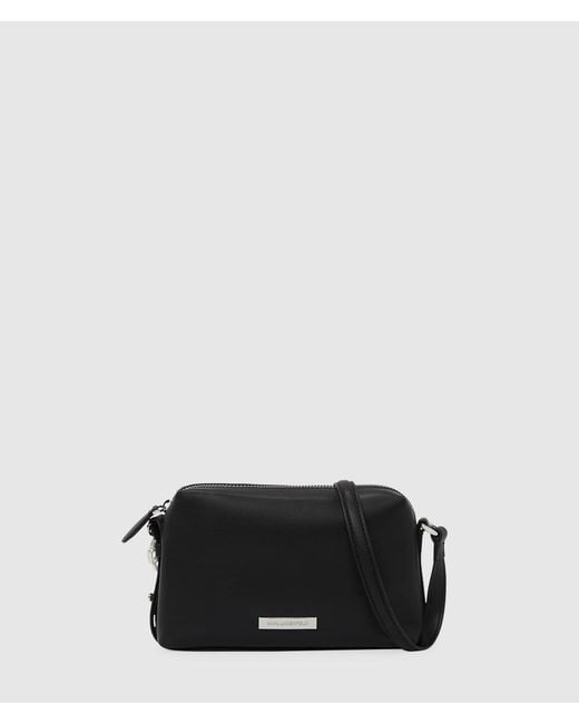 Karl Lagerfeld Black Ikon Smooth Camera Bag