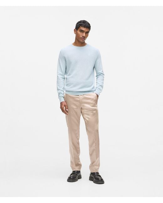 Karl Lagerfeld Natural Satin Pants for men