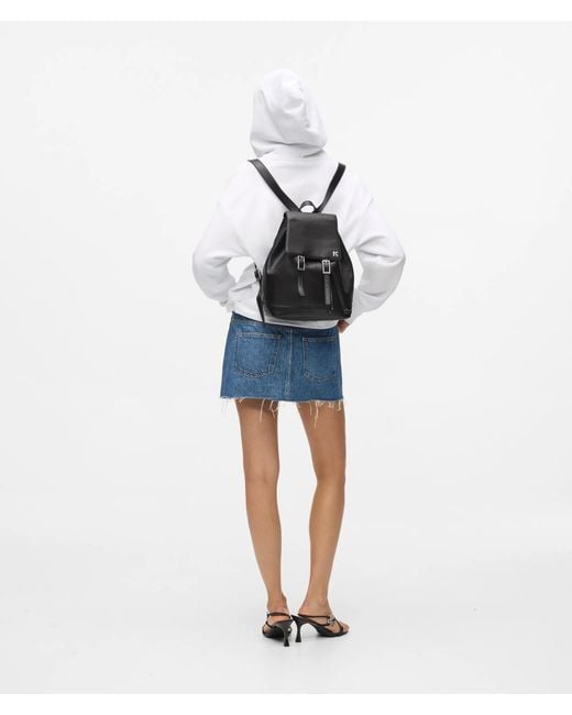KL Jeans Black K-Logo Small Backpack