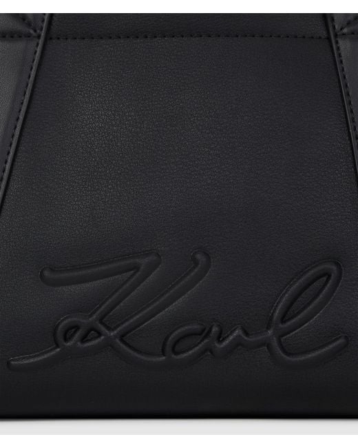 Karl Lagerfeld Black K/Ville Small Tote Bag