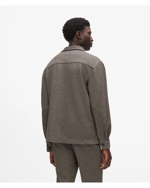Karl Lagerfeld Brown Patch Pockets Shirt for men