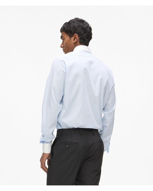 Karl Lagerfeld White Striped Shirt for men