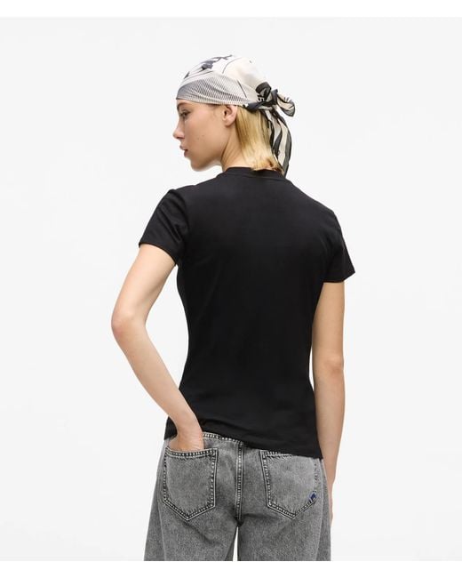 KL Jeans Black Slim K Logo T-Shirt