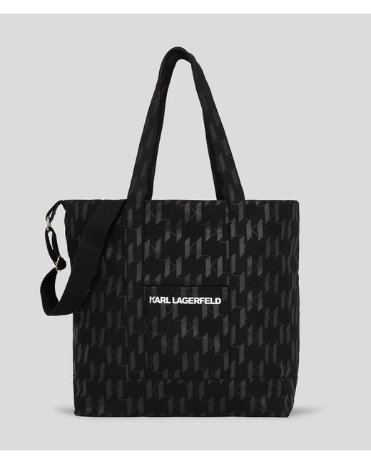 Karl Lagerfeld K/Monogram Xl-Shopper, Mann, Größe in Black für Herren