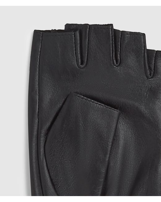 Karl Lagerfeld Black Ikon Circle Choupette Fingerless Gloves