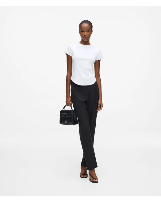 Karl Lagerfeld White Corset T-Shirt