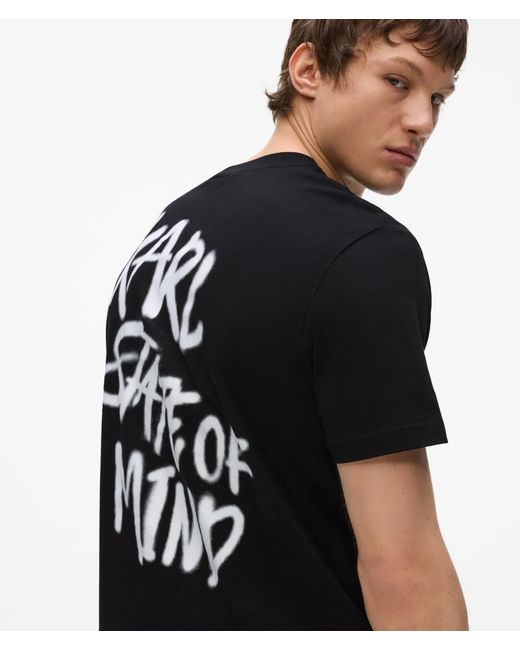 KL Jeans Black Karl Quote T-Shirt for men