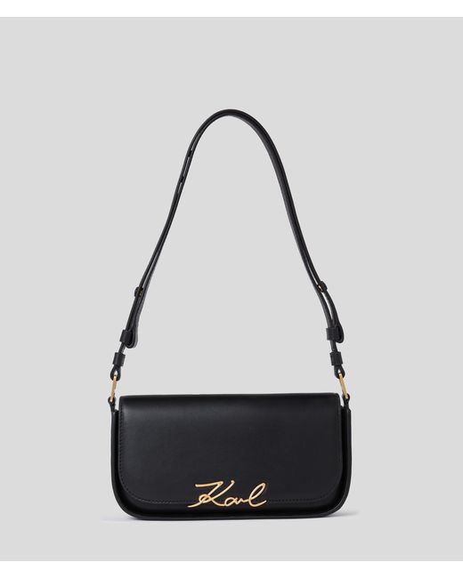 Karl Lagerfeld Black K/signature Crossbody Bag