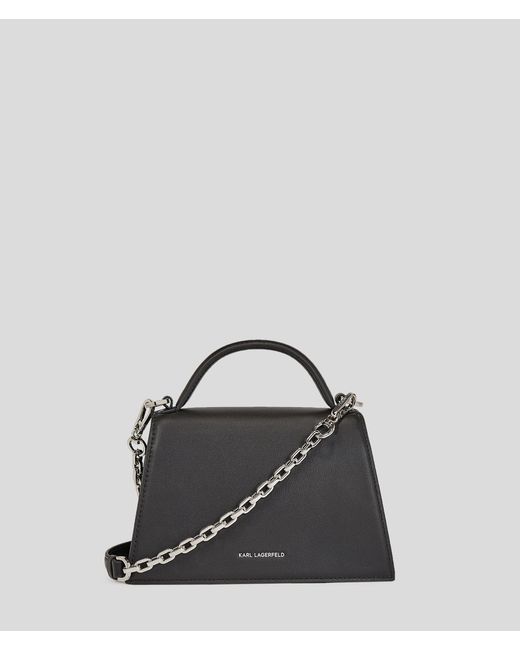 Karl Lagerfeld Black K/Signature Small Crossbody Bag