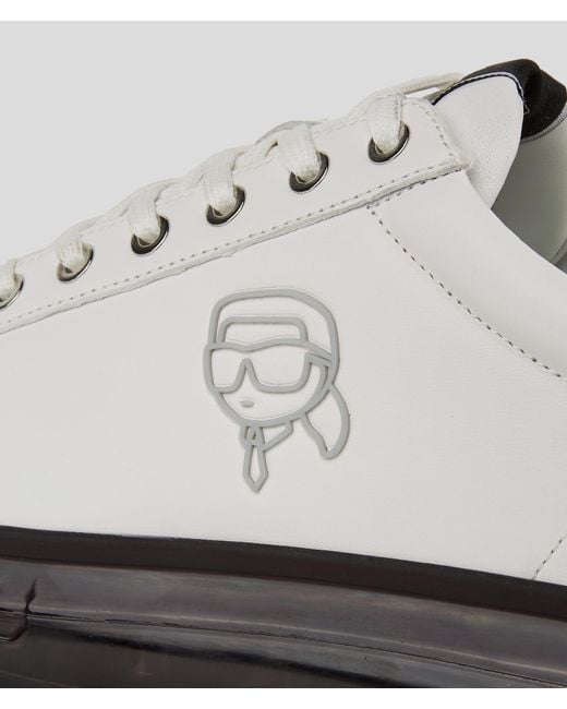 Karl Lagerfeld White Ikon Nft Kapri Kushion Sneakers for men