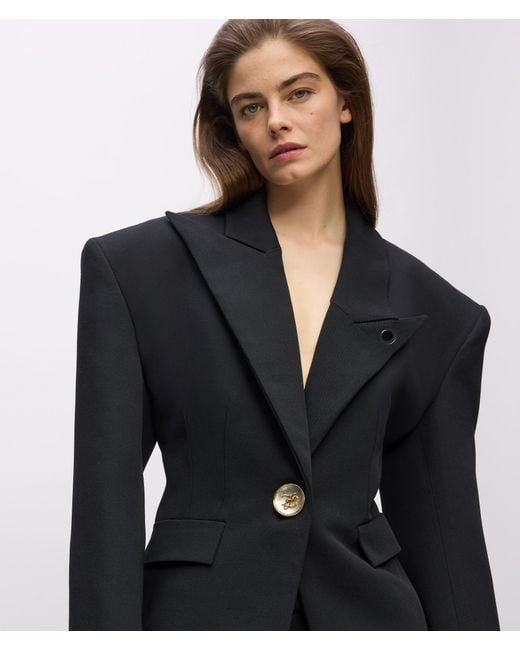 Karl Lagerfeld Blue Kl Studio Voluminous Blazer
