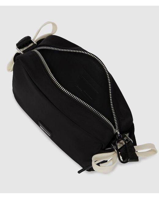 KL Jeans Black Nylon Lace-Up Camera Bag