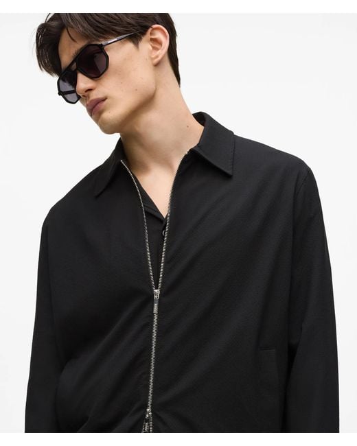Karl Lagerfeld Black Blouson Jacket for men