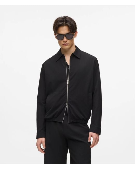 Karl Lagerfeld Black Blouson Jacket for men