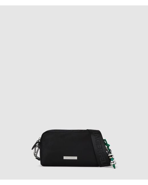 Karl Lagerfeld Black Ikon Nylon Slim Camera Bag