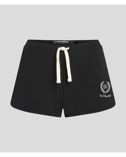 Hotel Karl Loungewear Sweatshorts Karl Lagerfeld en coloris Black