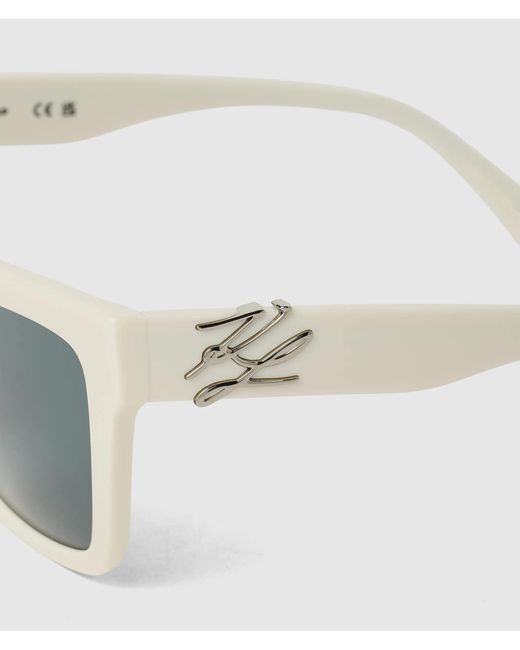 Karl Lagerfeld Green Autograph Cat Eye Sunglasses
