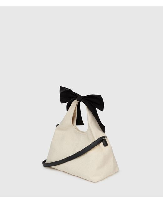 Karl Lagerfeld Black K/Signature Ribbon Bow Shopper