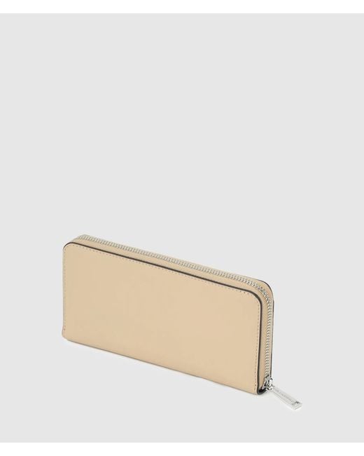 Karl Lagerfeld Natural K/Autograph Continental Wallet