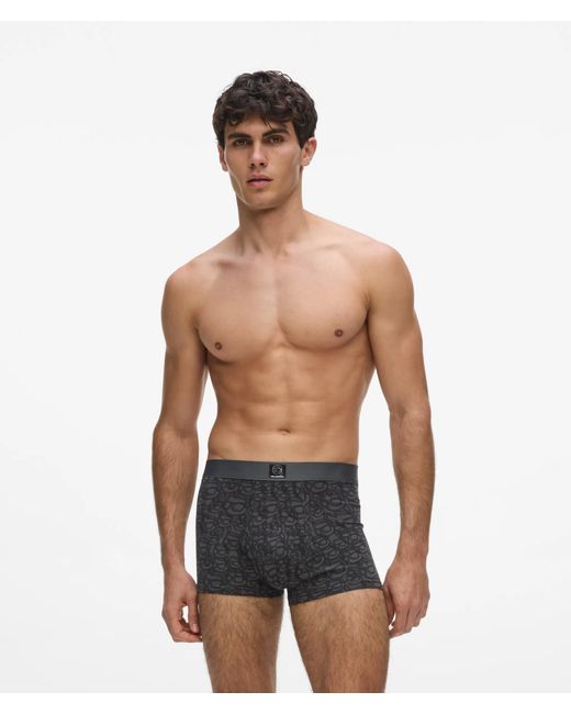 Karl Lagerfeld Black Ikon Trunks – 3-Pack for men