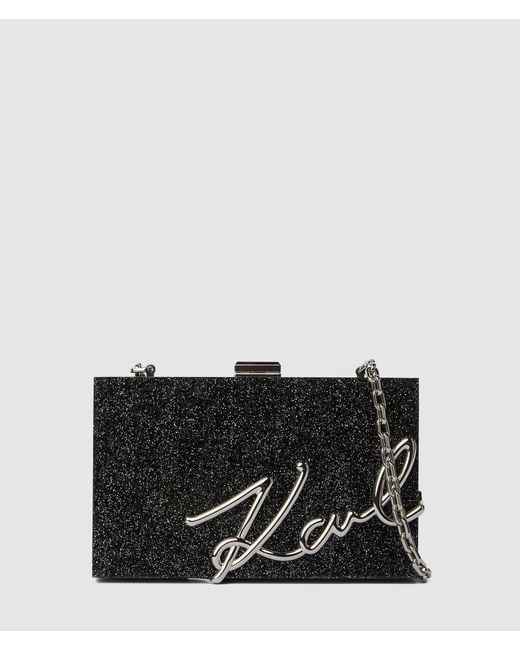 Karl Lagerfeld Black K/Soirée Clutch