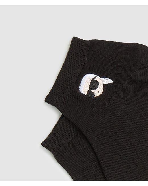 Karl Lagerfeld Metallic Ikon Short Socks – 3 Pack, Multicoloured