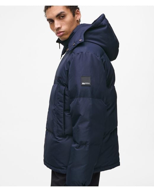 KL Jeans Blue Puffer Jacket for men