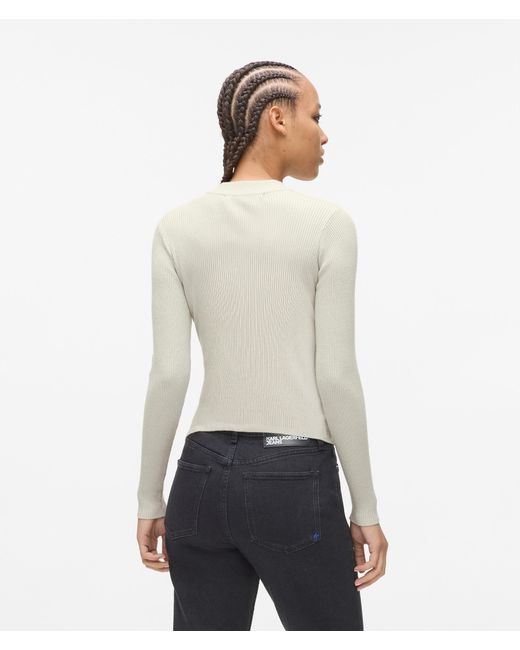 , Woman, Grey, Size: L KL Jeans en coloris White