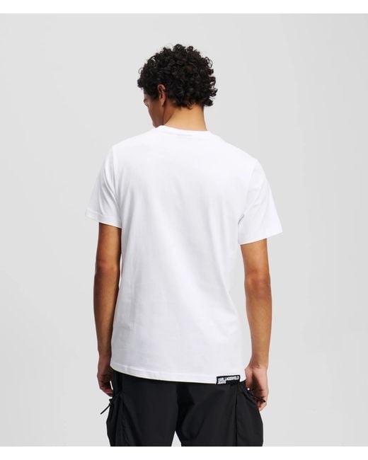 KL Jeans White Slim-Fit T-Shirt for men