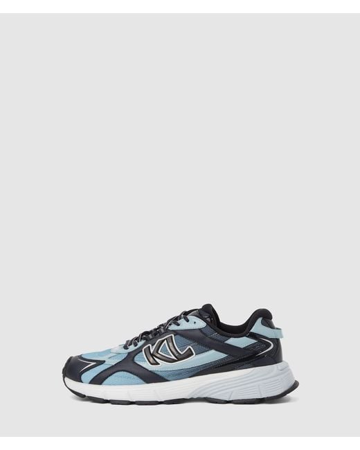 Karl Lagerfeld White Orion Sidetrim Overlay Sneakers for men