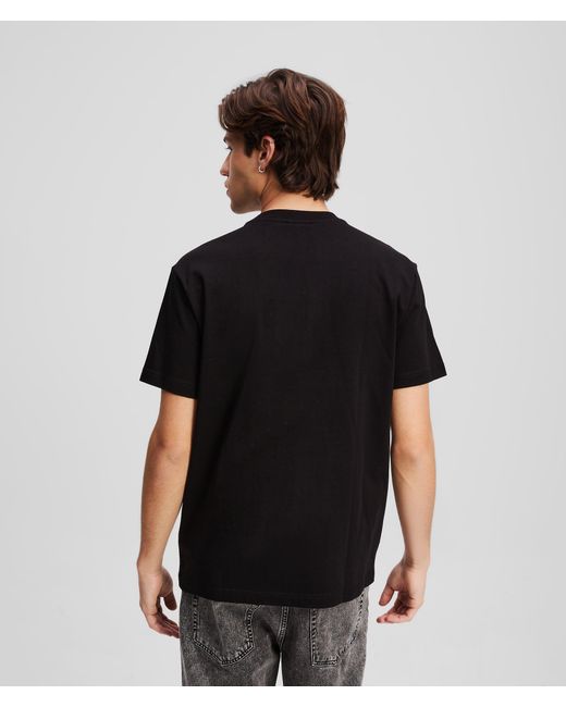 KL Jeans Black Box Logo T-Shirt for men
