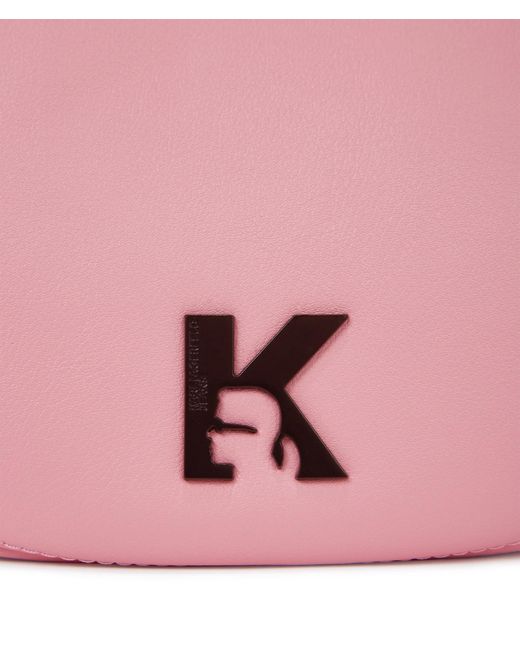 KL Jeans Pink Twin Strap Moon Bag
