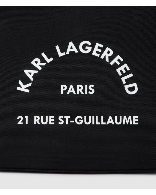 Karl Lagerfeld Black Rue St-Guillaume Transformable Tote Bag