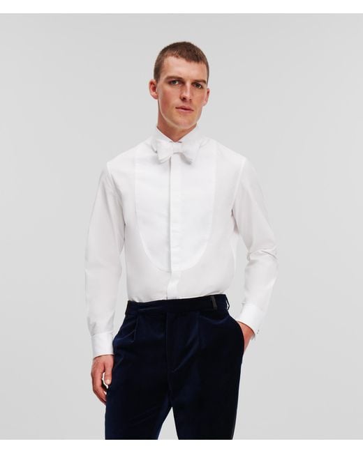 Chemise De Soirée Avec Nœud Papillon Sélectionnée Par Hun Kim Karl  Lagerfeld pour homme en coloris Blanc | Lyst