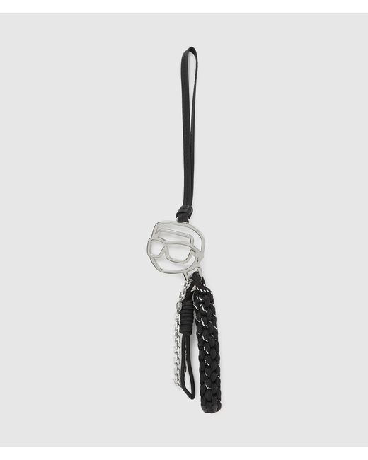 Karl Lagerfeld Multicolor Ikon Outline Rope Keychain