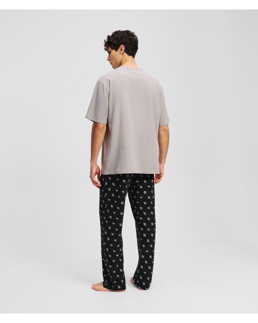 Karl Lagerfeld , Man, Multicoloured, Size: L in White für Herren