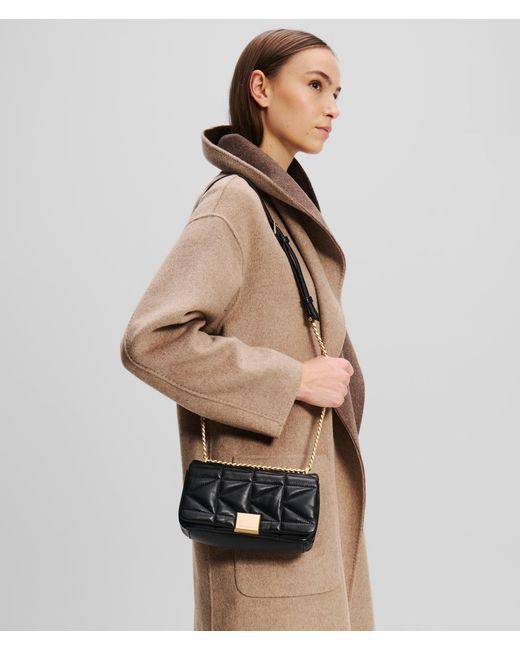 Karl Lagerfeld Black K/Kuilt Small Crossbody Bag