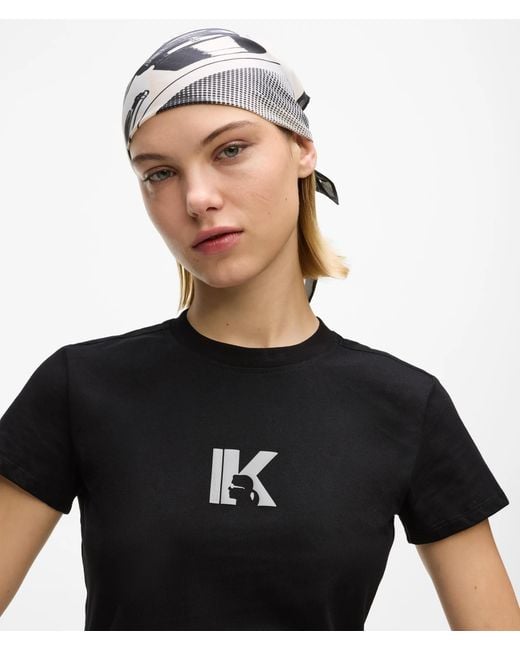 KL Jeans Black Slim K Logo T-Shirt
