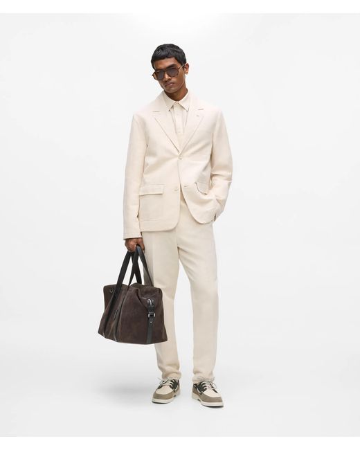 Karl Lagerfeld Natural Linen Blazer for men