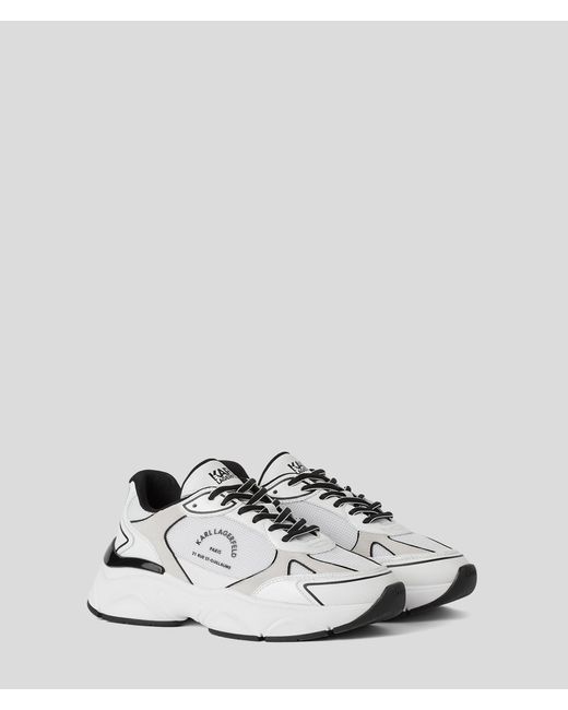 Karl Lagerfeld White Rue St-guillaume Komet Low Sneakers