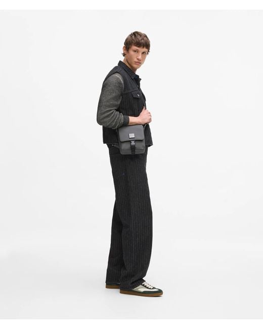 KL Jeans Black Venture Reporter Bag for men