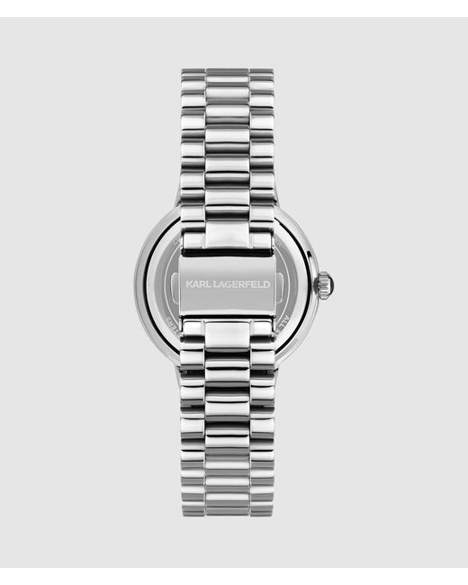 Montre Ronde Kameo, Femme, Taille Karl Lagerfeld en coloris White