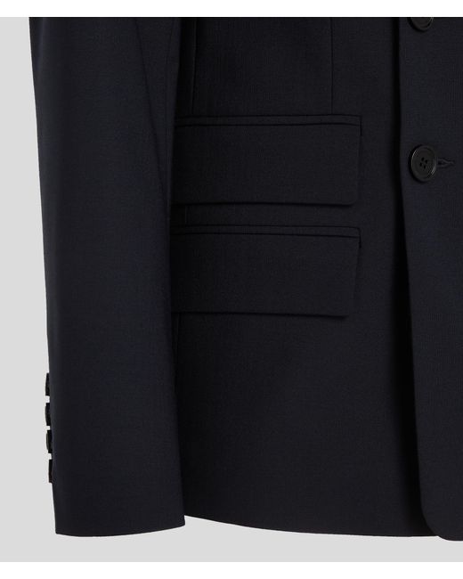 Karl Lagerfeld Black Double-breasted Jacket for men