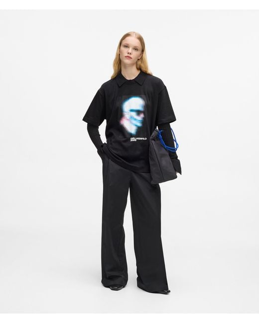 KL Jeans Black Digitized Karl T-Shirt