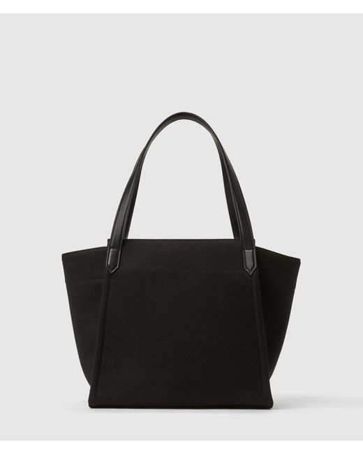 Karl Lagerfeld Black Rue St-Guillaume Winged Tote Bag