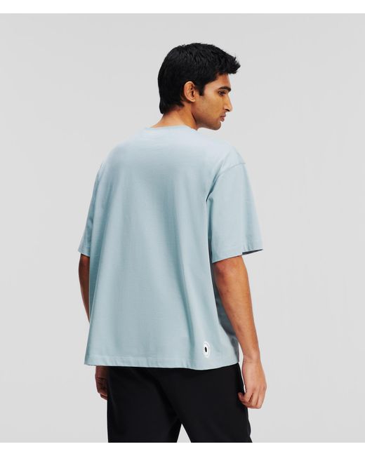 Karl Lagerfeld Blue Kl X Darcel Disappoints T-shirt for men