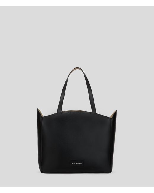 Karl Lagerfeld Black K/Circle Medium Tote Bag