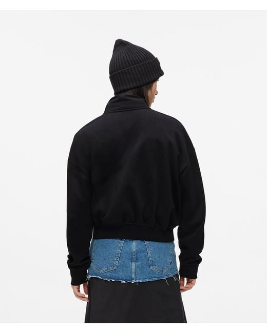 KL Jeans Black Half-Zip Sweatshirt