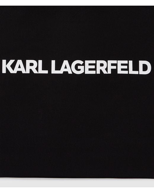 Sac En Toile Haut Avec Logo, Homme, Taille Karl Lagerfeld pour homme en coloris Black