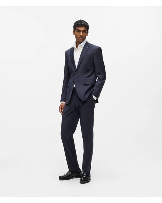 Karl Lagerfeld Blue Slim-Fit Pants for men